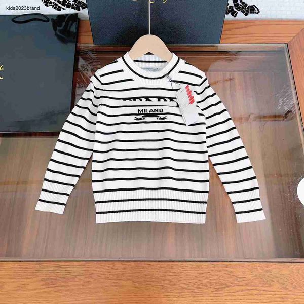 designer baby pullover fashion contrast stripe design kids sweater size 100-150 cm long sleeved child knitwear aug11, Blue
designer baby pullover fashion contrast stripe design kids sweater size 100-150 cm long sleeved child knitwear aug11, Blue