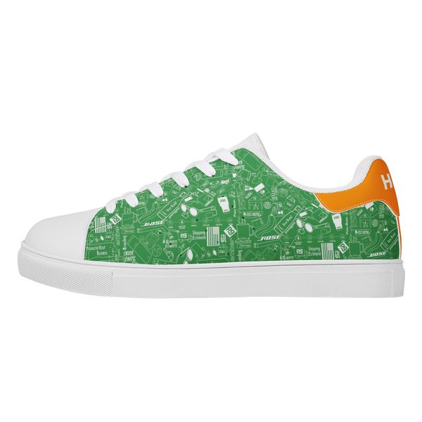 customized shoes men's fashionable casual shoes diy women's shoes white sole, white head, green shoe body f3-250
customized shoes men's fashionable casual shoes diy women's shoes white sole, white head, green shoe body f3-250