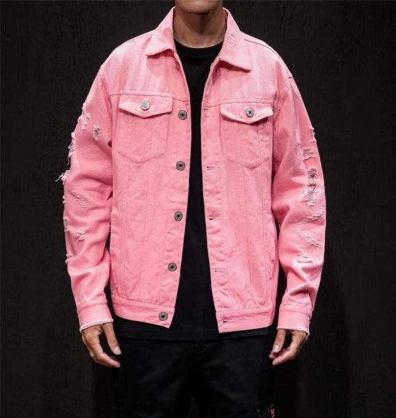 men039s jackets hole denim jacket men ripped cowboy jeans bomber coat male slim fit solid casual coats cotton red plus size 5xl3027832, Black;brown
men039s jackets hole denim jacket men ripped cowboy jeans bomber coat male slim fit solid casual coats cotton red plus size 5xl3027832, Black;brown