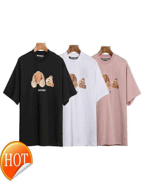 european and american new fashion br pa palmsangels teddy bear short sleeve cotton oversize loose tshirt for men women2617344, White;black
european and american new fashion br pa palmsangels teddy bear short sleeve cotton oversize loose tshirt for men women2617344, White;black
