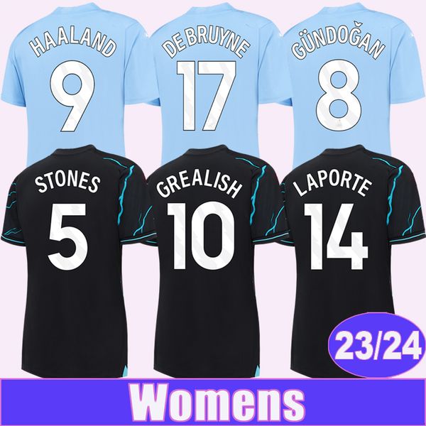 2023 24 de bruyne grealish womens soccer jerseys stones haaland mahrez foden home away football shirts short sleeve uniforms, Black;yellow
2023 24 de bruyne grealish womens soccer jerseys stones haaland mahrez foden home away football shirts short sleeve uniforms, Black;yellow