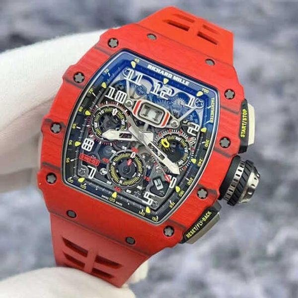 luxury rm dress wrist watch richardmille casual wristwatches rm1103 fq red red ntpt carbon fiber material date month display 2019 credit yi-
luxury rm dress wrist watch richardmille casual wristwatches rm1103 fq red red ntpt carbon fiber material date month display 2019 credit yi-