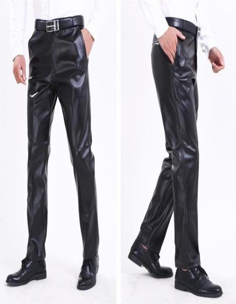 spring aumumn men leather pants high waist straight moto biker trousers male pu faux leather casual pants6502561, Black
spring aumumn men leather pants high waist straight moto biker trousers male pu faux leather casual pants6502561, Black