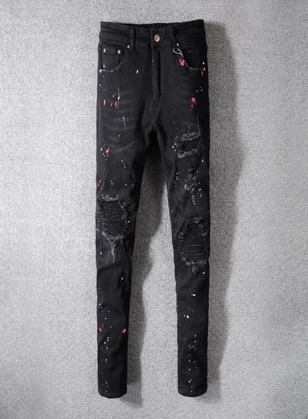 2019 new mens stylist jeans distressed zipper jeans mens biker pants ripped denim pants size 28405492844, Blue
2019 new mens stylist jeans distressed zipper jeans mens biker pants ripped denim pants size 28405492844, Blue