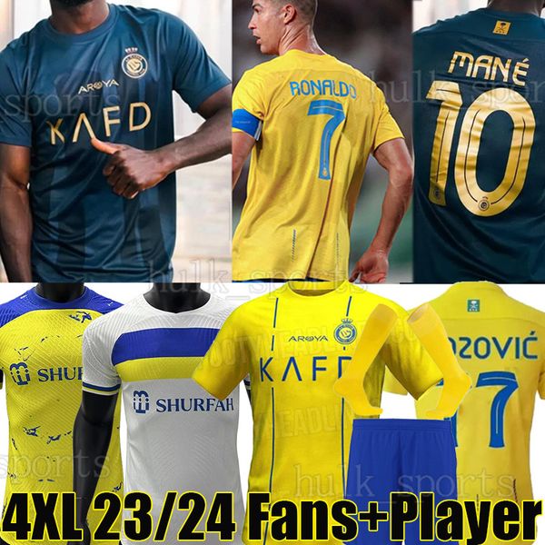 xxxl 4xl 23/24 al nassr fc soccer jerseys r o n a d o 2023 2024 home yellow away cr7 mane gonzalo martinez talisca fans player version men, Black;yellow
xxxl 4xl 23/24 al nassr fc soccer jerseys r o n a d o 2023 2024 home yellow away cr7 mane gonzalo martinez talisca fans player version men, Black;yellow