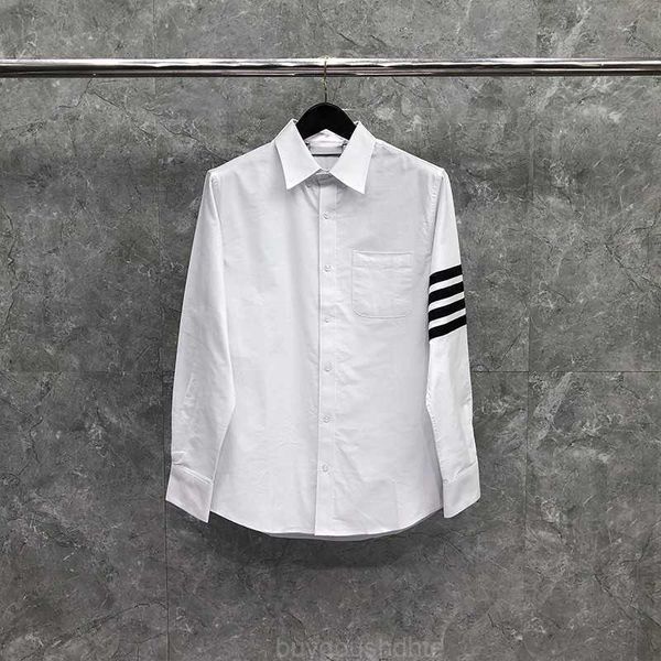 tb thom shirt spring autunm men's clothes black 4-bar striped design casual cotton oxford slim fit wholesale tb shirt, White;black
tb thom shirt spring autunm men's clothes black 4-bar striped design casual cotton oxford slim fit wholesale tb shirt, White;black