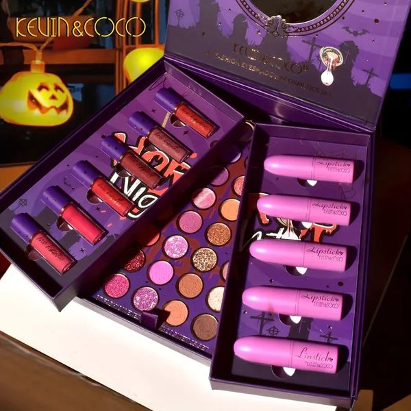 87 colors eyeshadow set box halloween moonlight zombie bride set box pearly matte finish bright color eyeshadow velvet lip glaze
87 colors eyeshadow set box halloween moonlight zombie bride set box pearly matte finish bright color eyeshadow velvet lip glaze