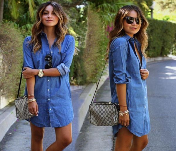 summer tshirt dresses for women denim casual loose spring autumn long sleeved buttons designer dress clothing1397678, Black;gray
summer tshirt dresses for women denim casual loose spring autumn long sleeved buttons designer dress clothing1397678, Black;gray