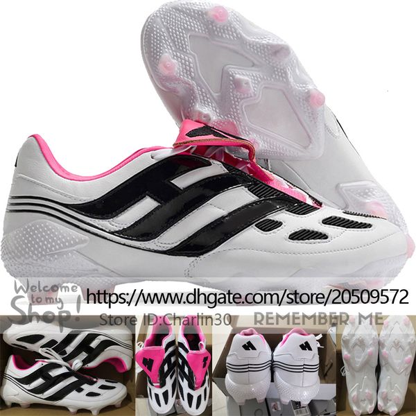send with bag quality soccer boots predator precision fg retro football cleats white black red mens soft leather comfortable lithe knit foot
send with bag quality soccer boots predator precision fg retro football cleats white black red mens soft leather comfortable lithe knit foot
