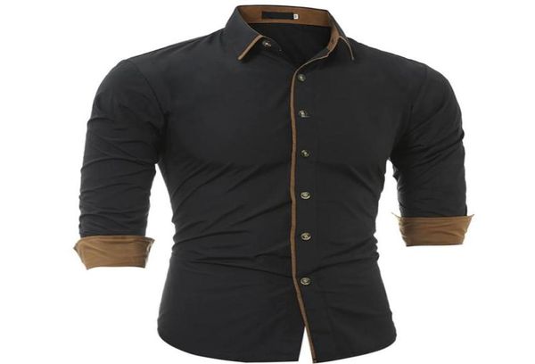 men shirt 2020 fashion men039s cuff solid color longsleeved shirt male camisa masculina casual slim chemise homme xxxl jdeh5342820, White;black
men shirt 2020 fashion men039s cuff solid color longsleeved shirt male camisa masculina casual slim chemise homme xxxl jdeh5342820, White;black