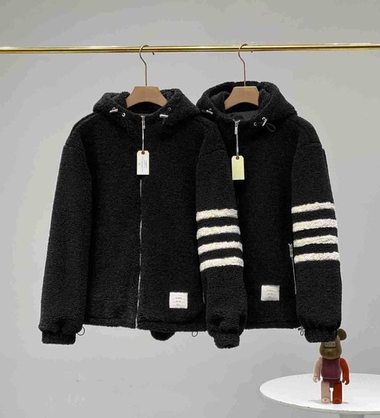 2023 fashion tb thom brand coat men thick casual loose men's jacket hooded wool striped black autumn winter coat, Black;brown
2023 fashion tb thom brand coat men thick casual loose men's jacket hooded wool striped black autumn winter coat, Black;brown