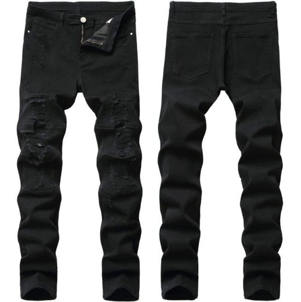 black jeans men039s pants fashion streetwear holes washed men denim pants 2020 new feet stretch male straight slim ripped jeans5855362, Blue
black jeans men039s pants fashion streetwear holes washed men denim pants 2020 new feet stretch male straight slim ripped jeans5855362, Blue