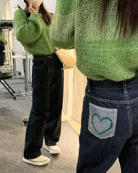 women's jeans n5760 the korean retro loose and thin straight leg wideleg pants jeans 230821, Blue
women's jeans n5760 the korean retro loose and thin straight leg wideleg pants jeans 230821, Blue
