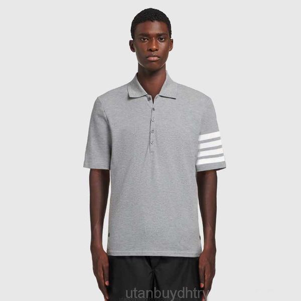 tb thom mens polo shirt fashion luxury brand turn-down collar short-sleeved t-shirt men cotton breathable summer tb clothing, White;black
tb thom mens polo shirt fashion luxury brand turn-down collar short-sleeved t-shirt men cotton breathable summer tb clothing, White;black