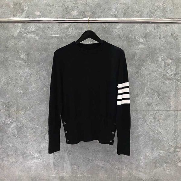 tb thom knit men's sweaters autumn fashion brand pullovers slim casual stripes solid streetwear casual harajuku sweater male cxvd, White;black
tb thom knit men's sweaters autumn fashion brand pullovers slim casual stripes solid streetwear casual harajuku sweater male cxvd, White;black
