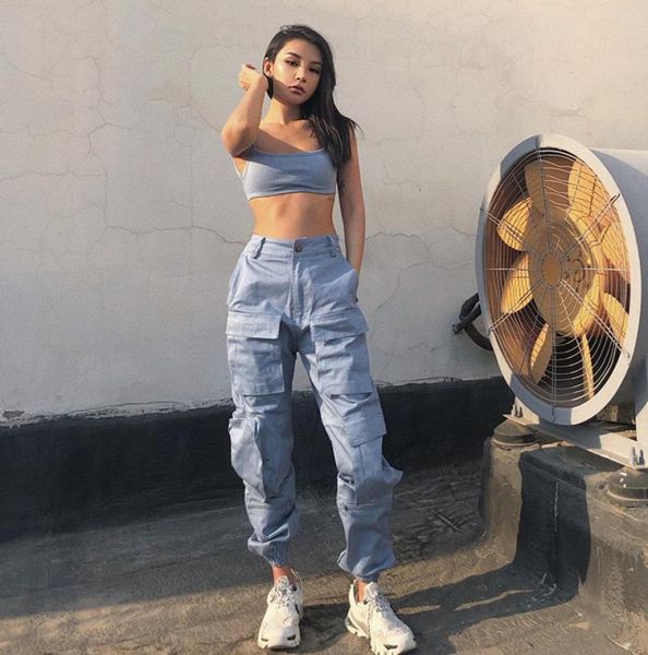 blue cargo pants women fashion pockets patchwork hippie loose trousers zipper beam foot high waist streetwear pants4542106, Black;white
blue cargo pants women fashion pockets patchwork hippie loose trousers zipper beam foot high waist streetwear pants4542106, Black;white
