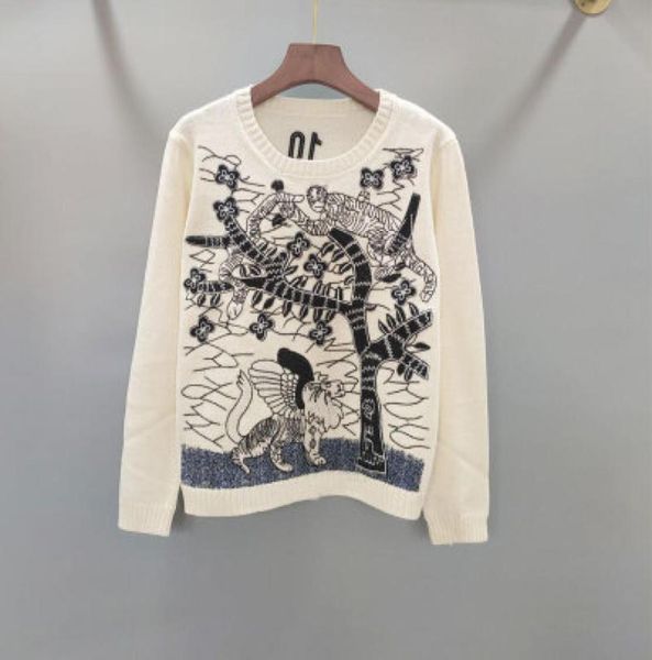 2022 knitted sweater women lady039s jungle tiger cashmere sweatshirt sweaters streetwear pullovers outdoor double side jumper5404967, White;black
2022 knitted sweater women lady039s jungle tiger cashmere sweatshirt sweaters streetwear pullovers outdoor double side jumper5404967, White;black