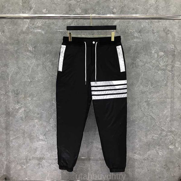 men's pants tb thom man pant fashion brand men's winter sweatpants classic 4-bar stripe down-filled trousers for men casual black
men's pants tb thom man pant fashion brand men's winter sweatpants classic 4-bar stripe down-filled trousers for men casual black