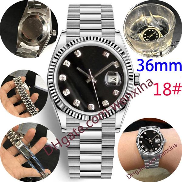 20 quality mens watch diamond watch 36mm classic montre de luxe 2813 automatic mechanical stainless steel waterproof woman watches283a, Slivery;brown
20 quality mens watch diamond watch 36mm classic montre de luxe 2813 automatic mechanical stainless steel waterproof woman watches283a, Slivery;brown