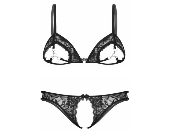 bras sets women lace trim cutout lingerie suit seethrough metal rings crop bra with hollow out low waist crotchless gstring2729572, Red;black
bras sets women lace trim cutout lingerie suit seethrough metal rings crop bra with hollow out low waist crotchless gstring2729572, Red;black