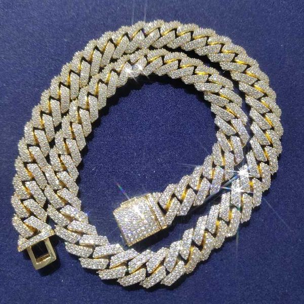 factory custom hip hop jewelry custom 9-18mm 925 silver vvs moissanite diamond iced out cuban link chain necklace
factory custom hip hop jewelry custom 9-18mm 925 silver vvs moissanite diamond iced out cuban link chain necklace