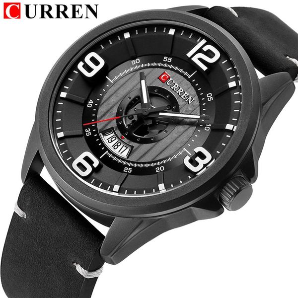 curren fashion classic black business men watches date quartz wrist watch leather strap clock erkek kol saati231h, Slivery;brown
curren fashion classic black business men watches date quartz wrist watch leather strap clock erkek kol saati231h, Slivery;brown