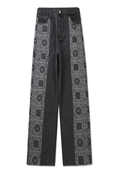 men039s jeans hip hop patchwork side pattern print denim casual streetwear harajuku straight pant man oversized jogger men trou9814409, Blue
men039s jeans hip hop patchwork side pattern print denim casual streetwear harajuku straight pant man oversized jogger men trou9814409, Blue