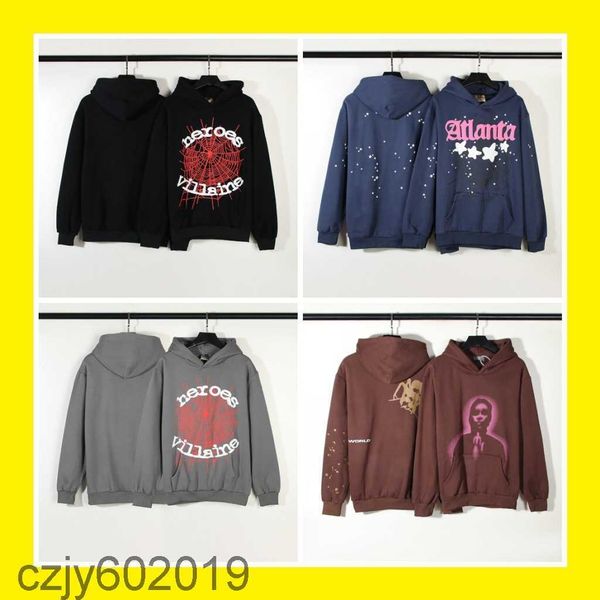 sp5der hip hop singer rocky same foam letter 555555 spider web print couple hoodie, Black
sp5der hip hop singer rocky same foam letter 555555 spider web print couple hoodie, Black