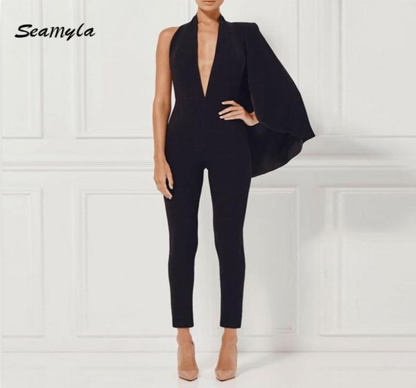 whole 2017 deep v neck runway jumpsuit women black backless bodycon bodysuits modern chic party jumps2011407, Black;white
whole 2017 deep v neck runway jumpsuit women black backless bodycon bodysuits modern chic party jumps2011407, Black;white