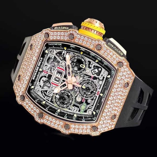 richardmille swiss watches rm tactical mechanical wrist watches rm1103 original diamond set chain chronograph 18k rose gold diamond set fa y
richardmille swiss watches rm tactical mechanical wrist watches rm1103 original diamond set chain chronograph 18k rose gold diamond set fa y