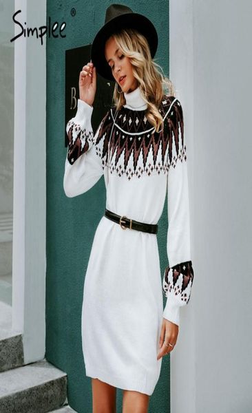 geometric print knitted dress women casual turtle neck pullover sweater dress female autumn winter retro white vestidos6176413, Black;gray
geometric print knitted dress women casual turtle neck pullover sweater dress female autumn winter retro white vestidos6176413, Black;gray