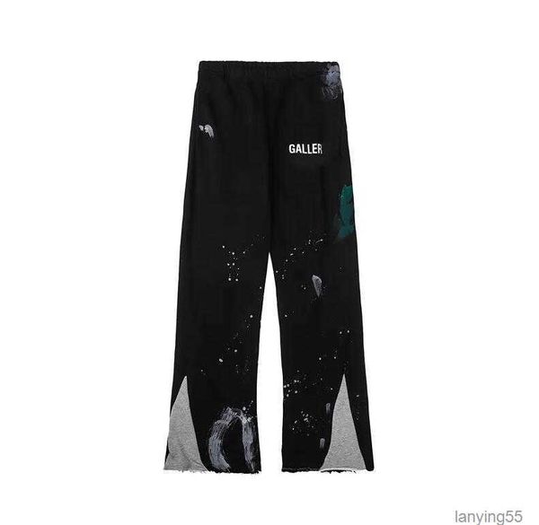 designer men's pants galleryes depts multi panel flared women sports loose high street casual sweatpants vintage trousers bpzi, Black
designer men's pants galleryes depts multi panel flared women sports loose high street casual sweatpants vintage trousers bpzi, Black