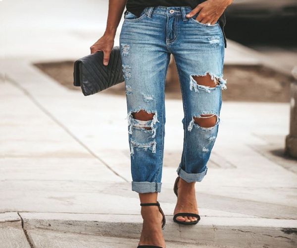 ebaihui european and american selling ripped jean personalized women039s jeans casual pencil pants with small feet3722618, Blue
ebaihui european and american selling ripped jean personalized women039s jeans casual pencil pants with small feet3722618, Blue