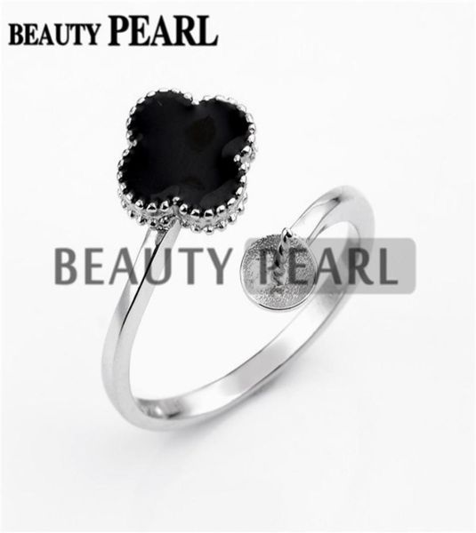 pearl ring settings black cloverleaf ring base 925 sterling silver diy jewellery semi mount 5 pieces8095229, Slivery;crystal
pearl ring settings black cloverleaf ring base 925 sterling silver diy jewellery semi mount 5 pieces8095229, Slivery;crystal