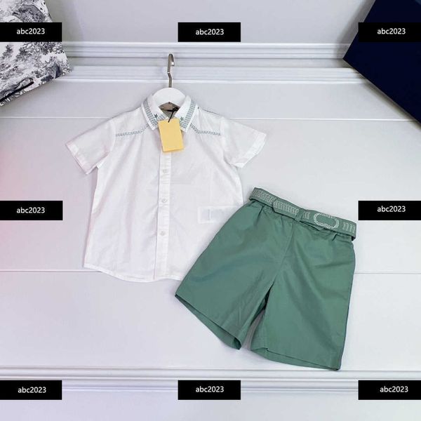 new kids clothes child sets baby 2pcs embroidered shirt and belted shorts summer tracksuit outdoor size 100-160 cm feb21, White
new kids clothes child sets baby 2pcs embroidered shirt and belted shorts summer tracksuit outdoor size 100-160 cm feb21, White