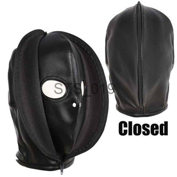 other health beauty items double-layer leather zipper closed hood mask full head bondage harness slave open eye mask with breathing hole mas
other health beauty items double-layer leather zipper closed hood mask full head bondage harness slave open eye mask with breathing hole mas