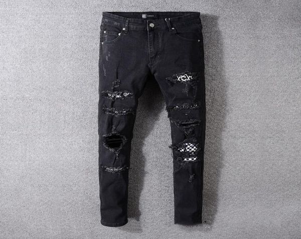 2020 new distressed ripped biker jeans slim fit straight motorcycle biker denim pants fashion hip hop mens designer jeans plus5518396, Blue
2020 new distressed ripped biker jeans slim fit straight motorcycle biker denim pants fashion hip hop mens designer jeans plus5518396, Blue