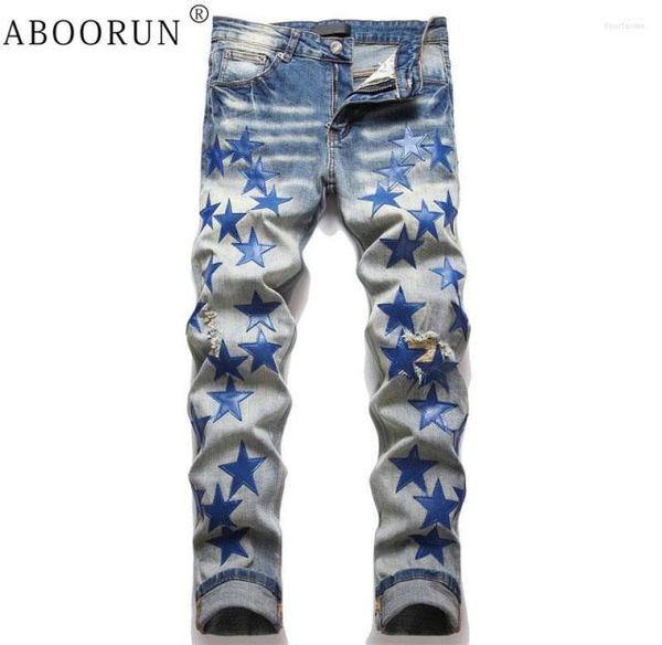 men039s jeans aboorun streetwear pu pentagram men punk ripped hole denim pants hip hop jogger trousers3064635, Blue
men039s jeans aboorun streetwear pu pentagram men punk ripped hole denim pants hip hop jogger trousers3064635, Blue