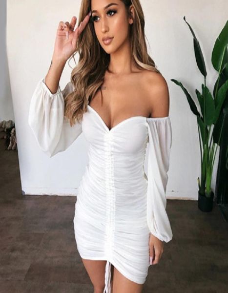 white summer dress women pleated bodycon zipper club party dresses long sleeve mini elegant dress vestido bandage2286171, Black;gray
white summer dress women pleated bodycon zipper club party dresses long sleeve mini elegant dress vestido bandage2286171, Black;gray