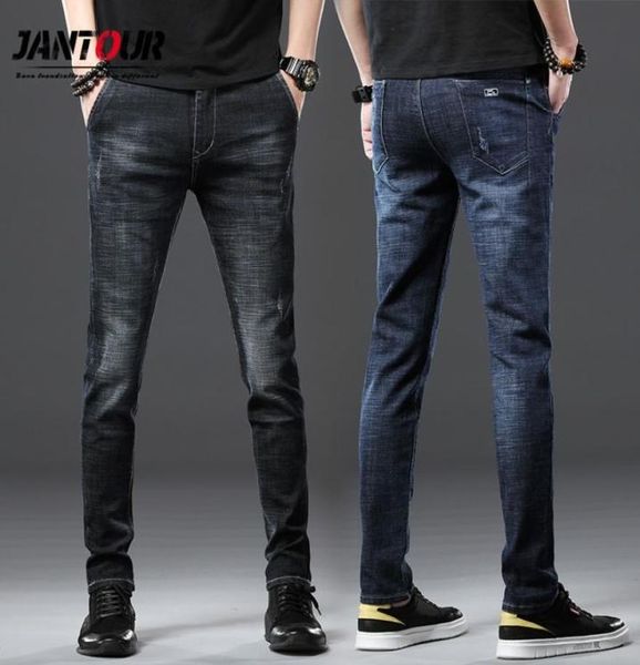 jantour cotton men jeans pants lace up denim trousers black pants skinny slim hip hop sportswear elastic waist male trousers 201124727145, Blue
jantour cotton men jeans pants lace up denim trousers black pants skinny slim hip hop sportswear elastic waist male trousers 201124727145, Blue