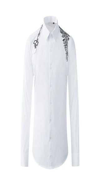 metal buckle ribbon over the shoulder men shirt long sleeve slim chemise homme highend pure cotton business male dress shirts2042288, White;black
metal buckle ribbon over the shoulder men shirt long sleeve slim chemise homme highend pure cotton business male dress shirts2042288, White;black