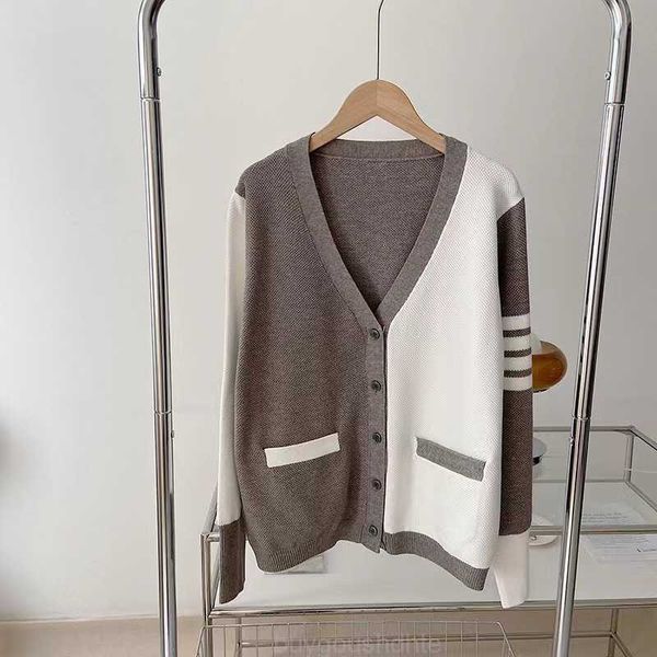tb thom sweaters 2023 arrival korea fashion sweater waffle cotton fun-mix color 4-bar stripes cardigan women harajuku sweaters, White
tb thom sweaters 2023 arrival korea fashion sweater waffle cotton fun-mix color 4-bar stripes cardigan women harajuku sweaters, White