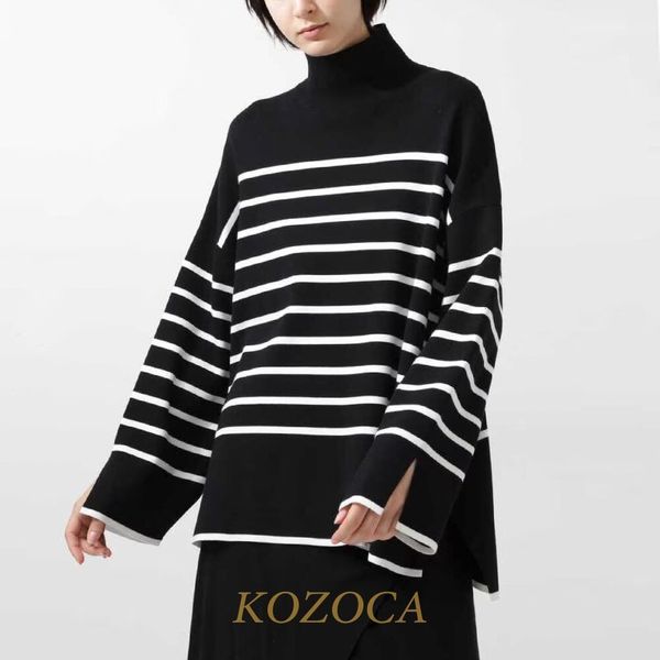 men s hoodies sweatshirts kozoca stripe sweater women autumn winter loose casual thick pullover female warm soft sweaters turtleneck fashion, Black
men s hoodies sweatshirts kozoca stripe sweater women autumn winter loose casual thick pullover female warm soft sweaters turtleneck fashion, Black