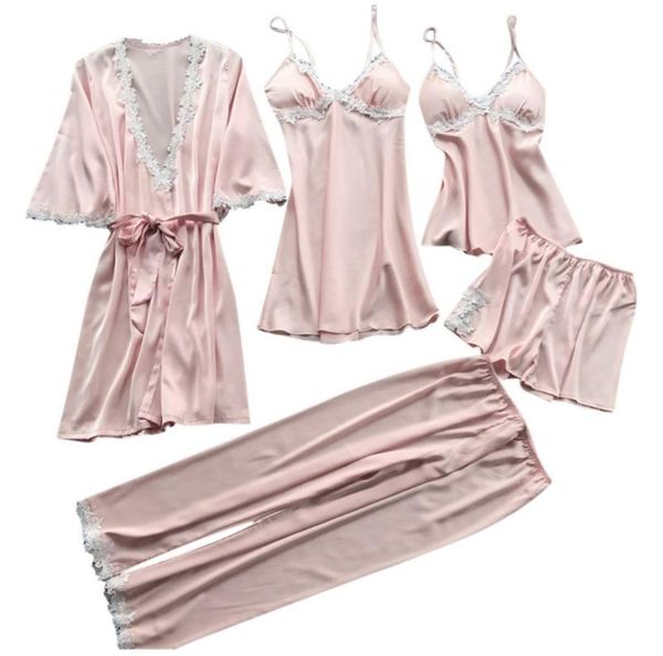 womens plus size summer faux silk 5 piece pajamas set crochet floral lace applique trim sleepwear solid color nightgown babydoll1217238, Black;red
womens plus size summer faux silk 5 piece pajamas set crochet floral lace applique trim sleepwear solid color nightgown babydoll1217238, Black;red