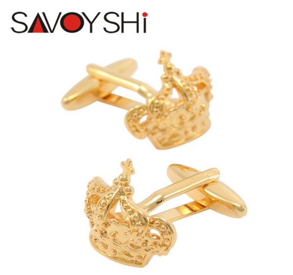 savoyshi luxury goldcolor crown cufflinks for mens shirt brand cuff bottons cufflinks wedding fashion men jewelry2356896, Silver
savoyshi luxury goldcolor crown cufflinks for mens shirt brand cuff bottons cufflinks wedding fashion men jewelry2356896, Silver