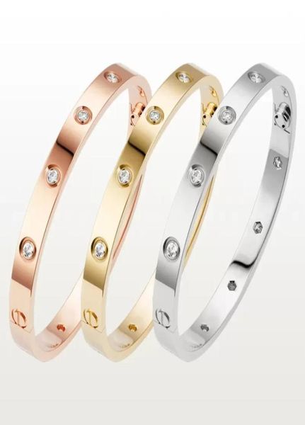 love screw bracelet designer bracelets 10 diamonds bangle luxury jewelry accessories titanium steel alloy goldplated never fade n9523085, White
love screw bracelet designer bracelets 10 diamonds bangle luxury jewelry accessories titanium steel alloy goldplated never fade n9523085, White