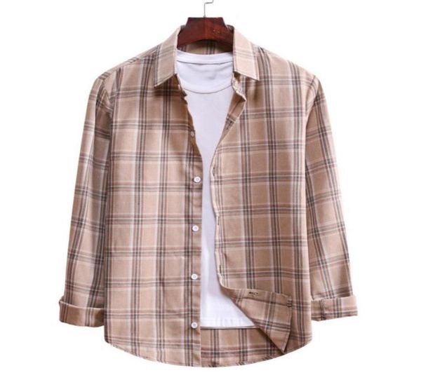 men039s casual shirts men flannel plaid shirt 2021 autumn long sleeve soft comfort slim fit brand brown checked camisas de homb5726039, White;black
men039s casual shirts men flannel plaid shirt 2021 autumn long sleeve soft comfort slim fit brand brown checked camisas de homb5726039, White;black