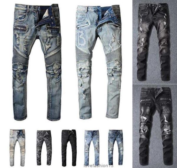 2023 mens designer jeans distressed ripped slim fit motorcycle bikers denim for s fashion mans black pants pour hommes 7h2n1905839, Blue
2023 mens designer jeans distressed ripped slim fit motorcycle bikers denim for s fashion mans black pants pour hommes 7h2n1905839, Blue