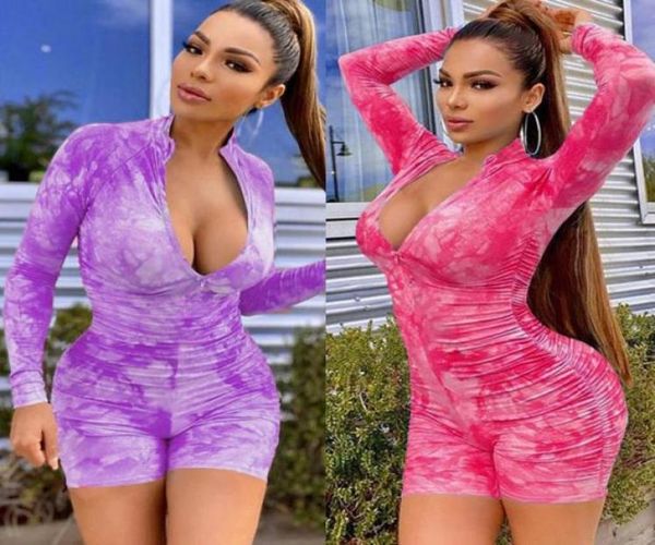 women long sleeve rompers fashion tie dye jumpsuits deep v playsuit high waist zipper bodycon female jumpsuit sportswear 05073479022, Black;white
women long sleeve rompers fashion tie dye jumpsuits deep v playsuit high waist zipper bodycon female jumpsuit sportswear 05073479022, Black;white
