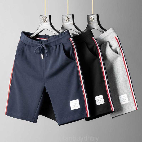 tb fog thom casual shorts webbing four-bar striped tide men's summer trend drawstring cotton brand sports couple mid pants, White;black
tb fog thom casual shorts webbing four-bar striped tide men's summer trend drawstring cotton brand sports couple mid pants, White;black